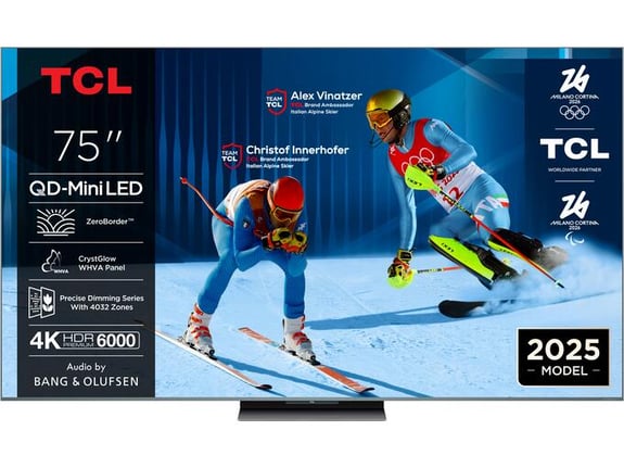 TCL televizor 75C9K, Mini LED, 4K UHD, Google TV, 189 cm