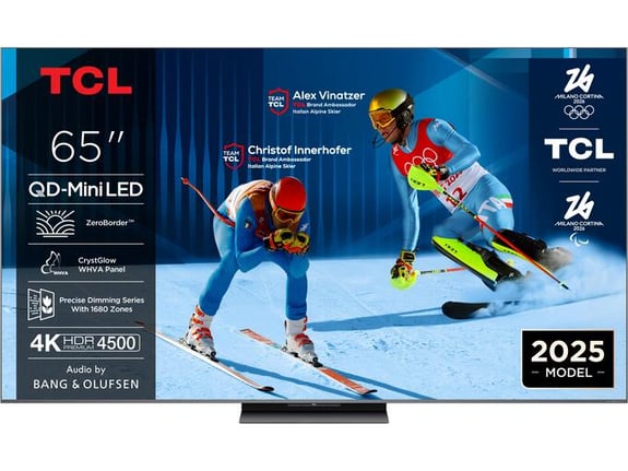 TCL televizor 65C8K, QD-Mini LED, 4K UHD, Google TV, 165 cm