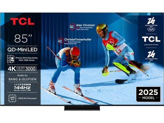 TCL televizor 85C71K, Mini LED, 4K UHD, Google TV, 215 cm
