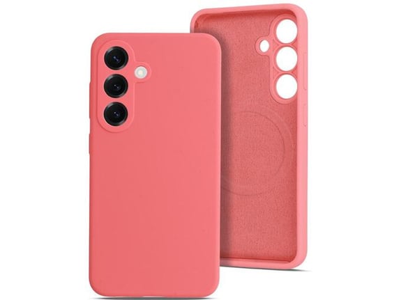 ONASI ovitek za silikonski MagColor Pure Case Samsung Galaxy S26 Ultra 5G, koralno rdeč