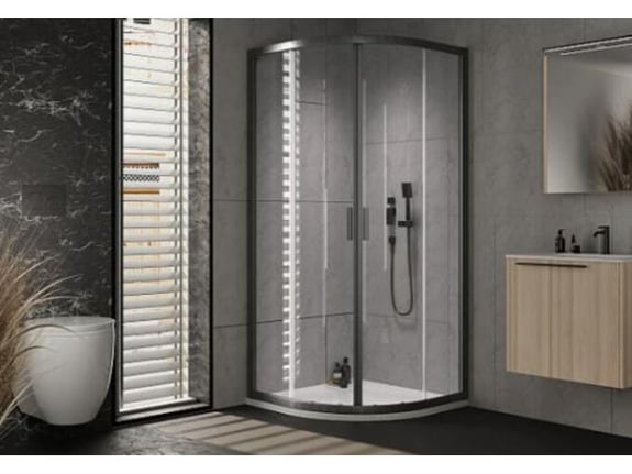 KOLPA-SAN polkrožna tuš kabina VENUS R 80 B/2, 80x80 cm, 661200