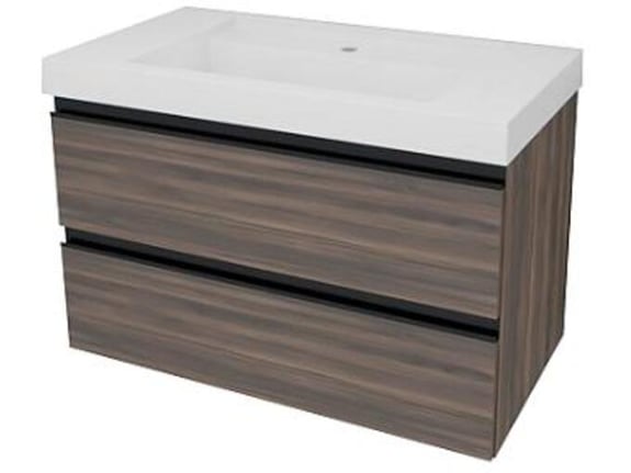 KOLPA-SAN kopalniška omarica z umivalnikom OUHW 90 BO 585510, 90×61×48 cm