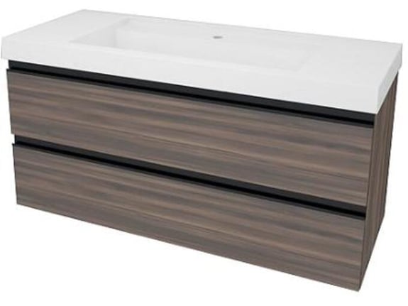 KOLPA-SAN kopalniška omarica z umivalnikom OUHW 120 BO 585570, 120×90×48 cm