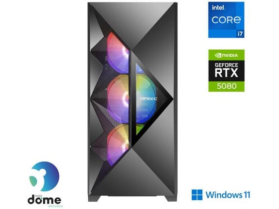 ANNI gaming namizni računalnik Gamer Elite i7-12700F/32GB/2TB SSD/Windows 11 Home/RTX 5080/črna