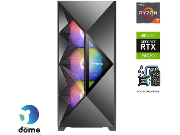 ANNI gaming namizni računalnik Gamer Extreme R7 7700X/Ryzen 7 7700X/32GB/2TB SSD/RTX 5070