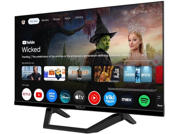 TESLA televizor 24E655BHS, LED, HD, Google TV, 61 cm