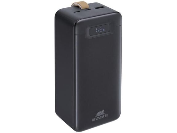 RIVACASE powerbank VA1084 Turbo QC 3.0 PD, 40.000 mAh, 65 W, črn