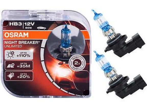 OSRAM Žarnica 9005NL-2HB 12V HB3 60W HB3 P20D Night Breaker LASER GEN2 (2 x HB3) par +150%