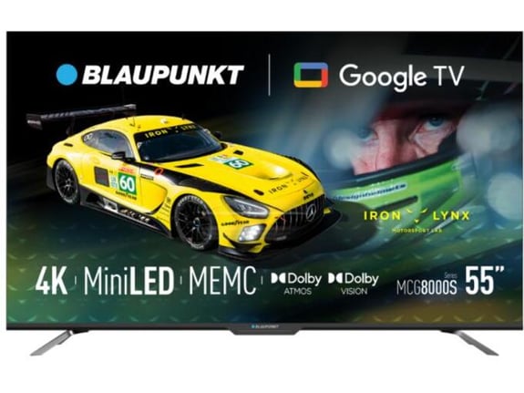 BLAUPUNKT televizor 55MCG8000S, Mini LED, 4K UHD, Google TV, 139 cm