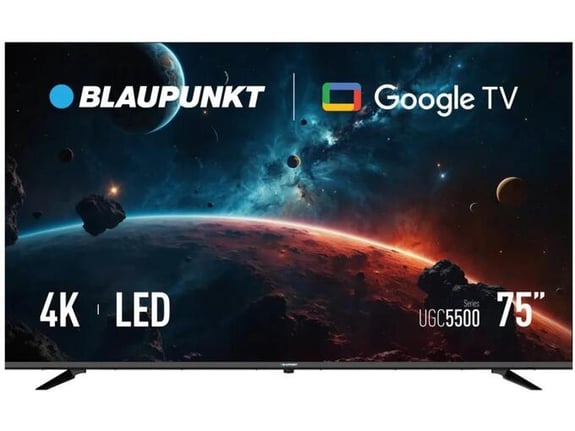 BLAUPUNKT televizor 75UGC5500S, LED, 4K UHD, Google TV, 190,5 cm