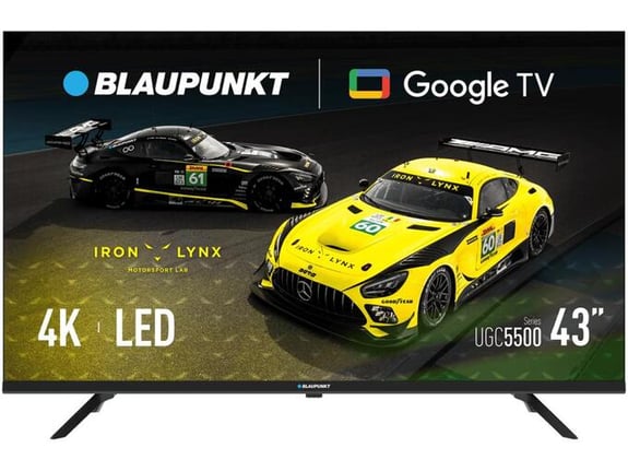 BLAUPUNKT televizor 43UGC5500S, LED, 4K UHD, Google TV, 109 cm