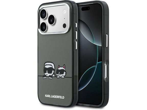 KARL LAGERFELD ovitek za MagSafe iPhone 17 Pro Max/iPhone 18 Pro Max, črna