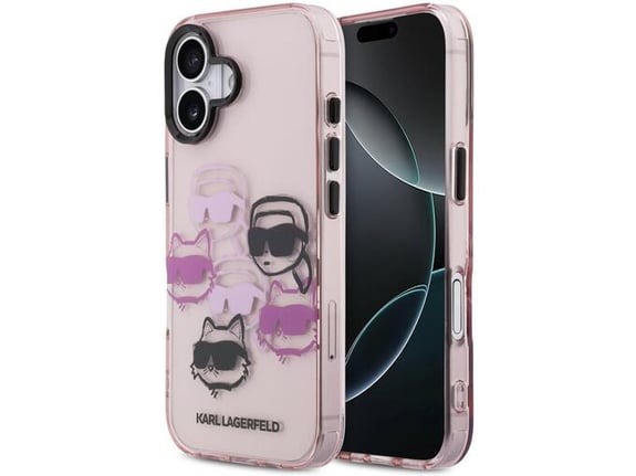 KARL LAGERFELD ovitek za MagSafe iPhone 17, roza