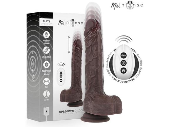MR INTENSE Vibrator Matt Up & Down Black