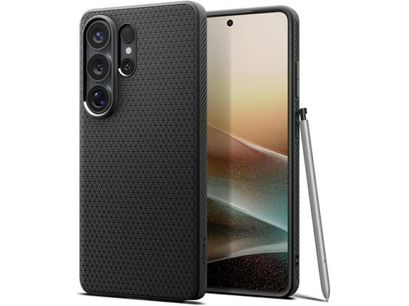 SPIGEN ovitek za silikonski Liquid Air Samsung Galaxy S26 Ultra 5G, črn