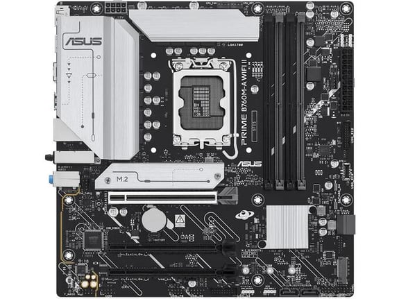 ASUS matična plošča PRIME B760M-A WIFI II, LGA1700, mATX, WiFi 6E, Bluetooth 90MB1NF0-M0EAY0