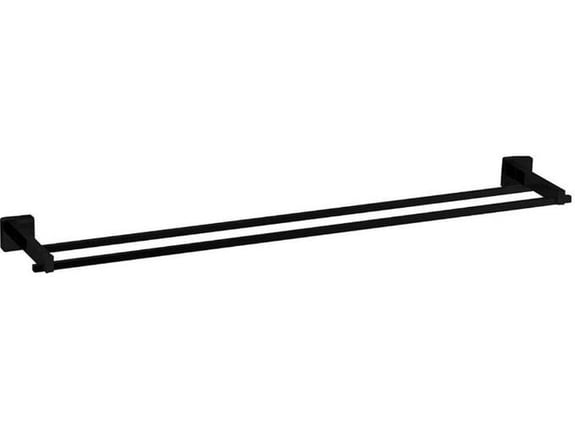 KOLPA SAN dvojno držalo za brisače KRIOS-06B, 60 cm, črna