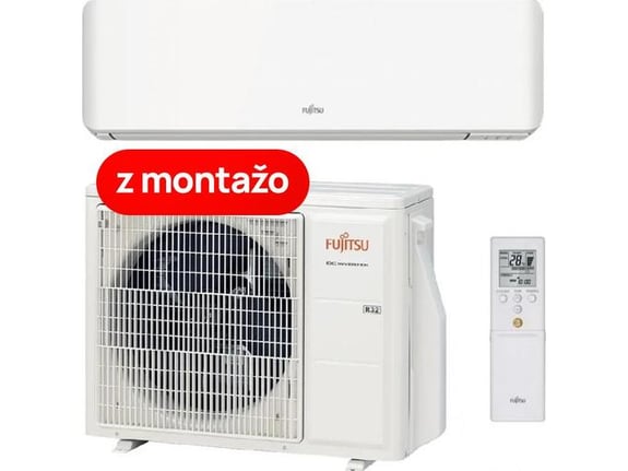 FUJITSU klimatska naprava z montažo ASEH09KMCG / AOEH09KMCG, 2.5 kW
