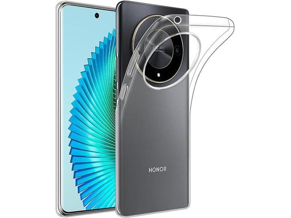 ONASI ovitek za silikonski Honor Magic 8 Lite, prozoren