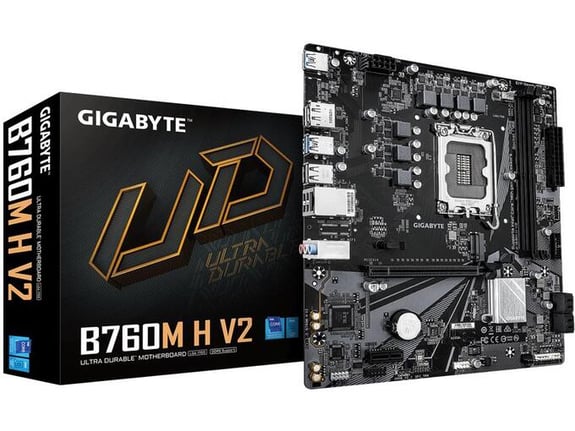 GIGABYTE matična plošča B760M H V2, LGA1700, Micro ATX