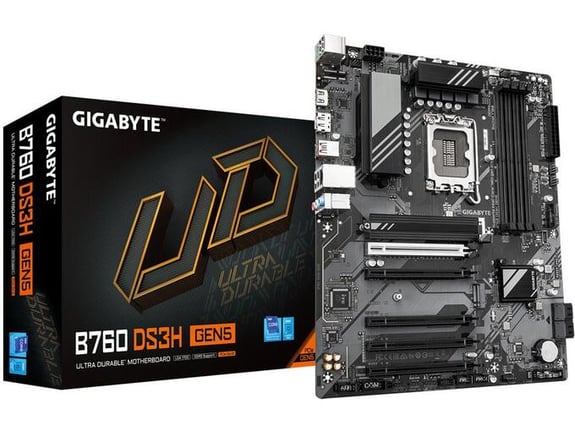 GIGABYTE matična plošča B760 DS3H GEN5, LGA1700, ATX