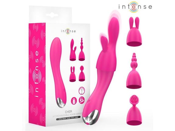 INTENSE Vibrator Cher With 20 Patterns Heads