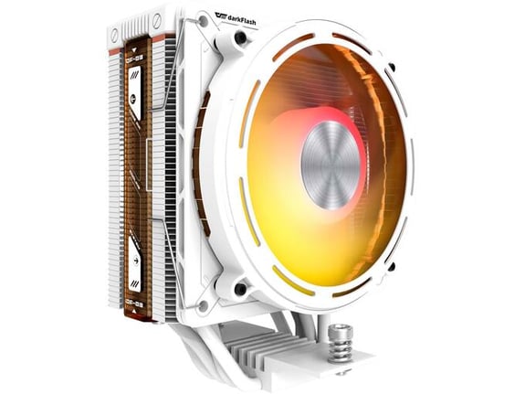DARKFLASH ventilator E400, 120mm, ARGB, bela