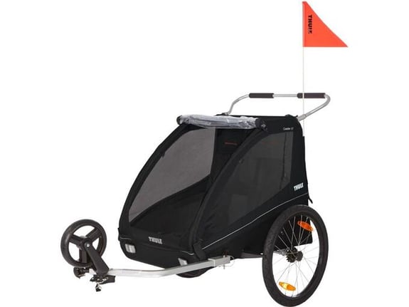 THULE
otroška kolesarska prikolica Coaster XT, črna