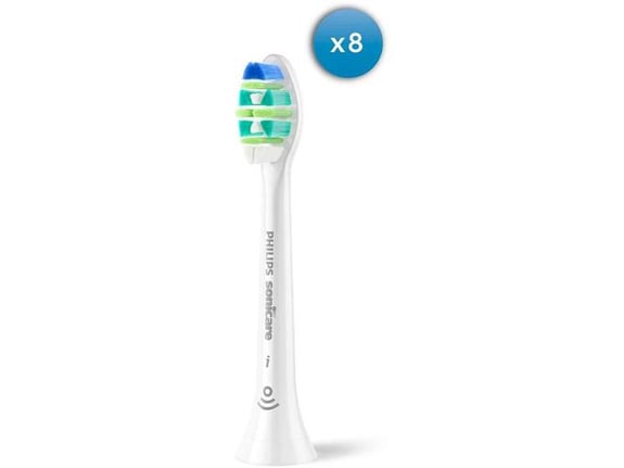 PHILIPS nadomestna glava za električno zobno ščetko Sonicare InterCare HX9008/87, 8 kos