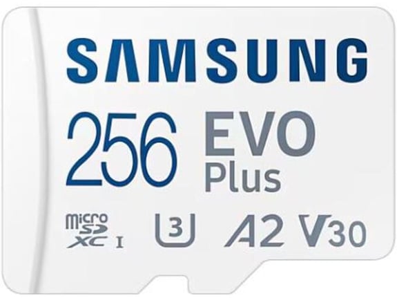 SAMSUNG microSD kartica EVO Plus, 256 GB, z adapterjem SD