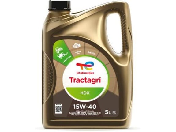 TOTAL motorno olje Tractagri HDX 15W-40, 5L