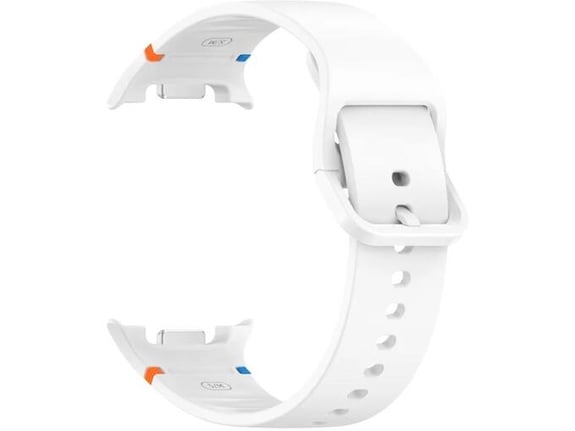 CHAMELEON silikonski pasček za Samsung Galaxy Watch8 40/44 mm, bela