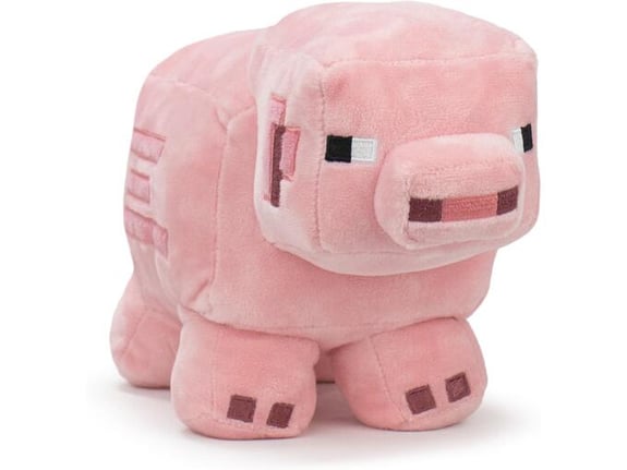 BARRADO plišasta igrača Minecraft Pink Pig, 30cm