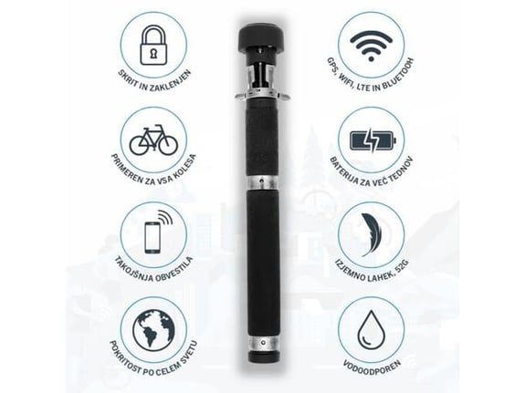 BIKEFINDER GPS sledilec proti kraji kolesa Gen2