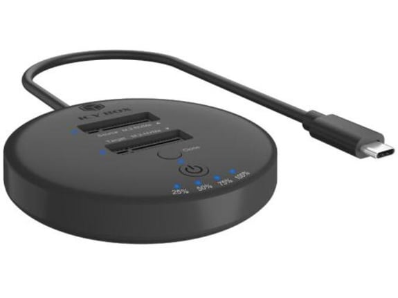 ICYBOX priklopna postaja za kloniranje M.2 NVMe SSD diskov IB-1612MCL-C31