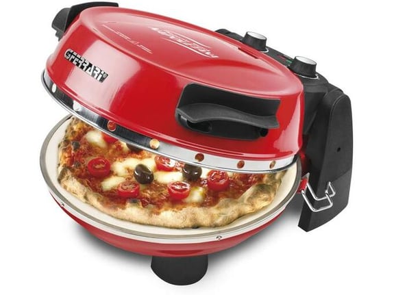 G3 FERRARI Napoletana G1003202 peč za pico, 2 kamna, do 400 °C, rdeča