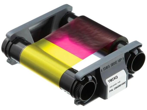 BADGY CBGR0100C barvni trak YMCKO 100 printov za BADGY 100/200