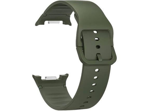 CHAMELEON silikonski pasček za Samsung Galaxy Watch8 40/44 mm, Incognito-temnozelen