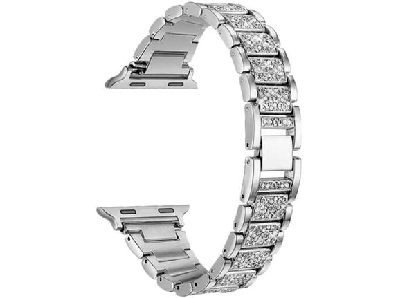 CHAMELEON kovinski pasček za Apple Watch 42/44/45 mm, srebrna