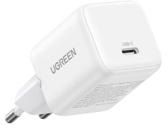 UGREEN polnilec 65009, 30 W, PD, GaN, USB-C