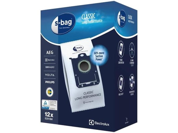 Electrolux komplet vrečk s-bag 12/1 E201SM