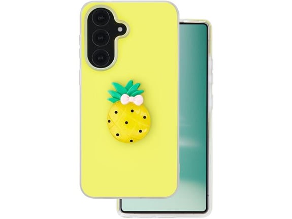 ONASI ovitek za silikonski Tutti Frutti 2v1 Samsung Galaxy A36, rumena