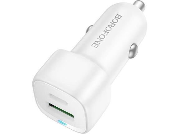 BOROFONE avtomobilski polnilec BZ34B, 38 W, PD, QC 3.0, 1x USB-C, 1x USB-A