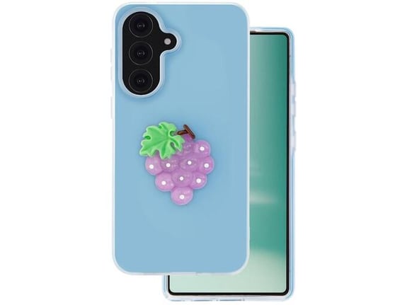 ONASI ovitek za silikonski Tutti Frutti 2v1 Samsung Galaxy A36, moder