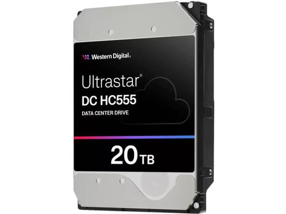 WD vgradni 3,5 HDD disk Ultrastar DC HC555/20TB/6 Gb/s/WUH722020CLE6L4 0B48724