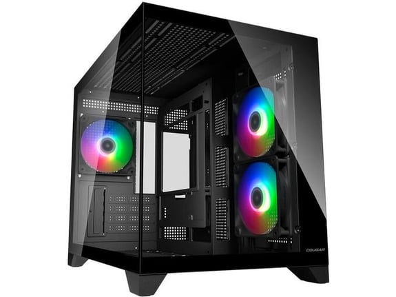 COUGAR ohišje za namizni računalnik FV150 Mini RGB, Mid Tower, CGR-2QA6B-RGB