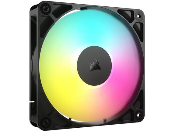 CORSAIR ventilator RS120 ARGB CO-9050180-WW, 120mm, ARGB, črna