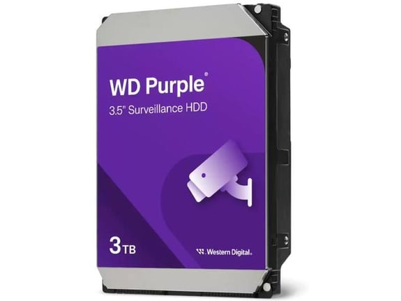 WD vgradni 3,5 HDD disk Purple/3TB/6 Gb/s/WD34PURZ