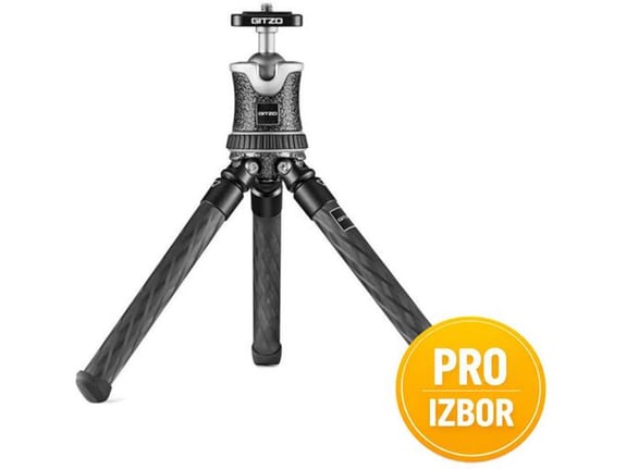GITZO Mini Traveler namizno stojalo za fotoaparat, Noir Decor, GKTBCN