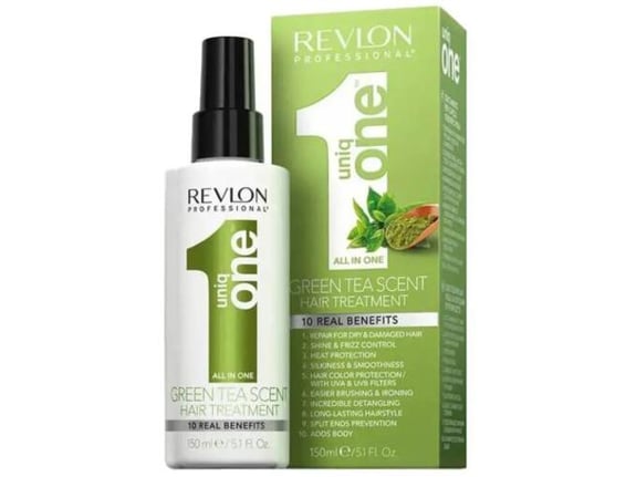 REVLON maska za lase v razpršilu UniqOne Treatment, Green Tea, 150 ml